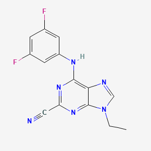Chemical structure of Cruzain-IN-1