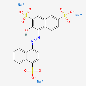 Chemical structure of Amaranth