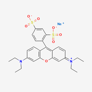 Chemical structure of Acid Red 52