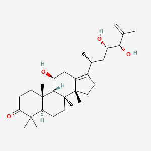 Chemical structure of 25-Anhydroalisol A