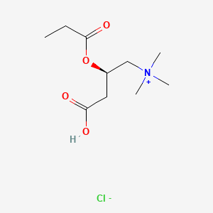 Chemical structure of Levocarnitine Propionate Hydrochloride
