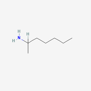 Chemical structure of 2-Aminoheptane