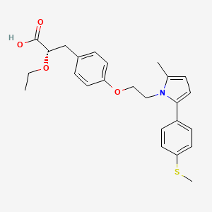 Chemical structure of Saroglitazar