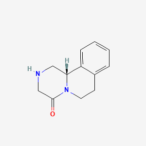 Chemical structure of L-Praziquanamine