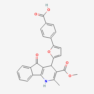 Chemical structure of Sortin1