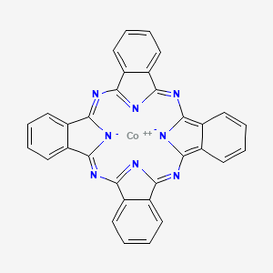 Chemical structure of Cobalt phthalocyanine