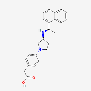 Chemical structure of Evocalcet (KHK7580)