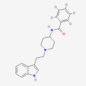 Chemical structure of Indoramin D5