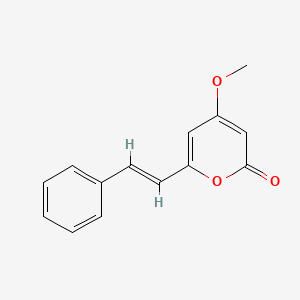 Chemical structure of Desmethoxyyangonin