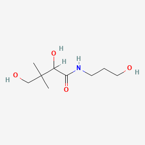 Chemical structure of DL-panthenol