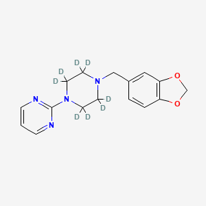 Chemical structure of Piribedil D8