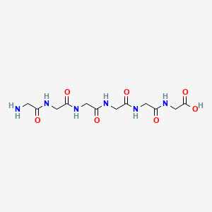 Chemical structure of Hexaglycine
