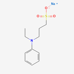 Chemical structure of ALPS (N-Ethyl-N-sulfopropylaniline sodium salt)