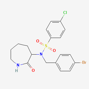 Chemical structure of ELN 318463 racemate
