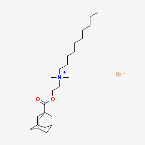 Chemical structure of Amantanium bromide