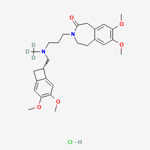 Chemical structure of Ivabradine D3 Hydrochloride