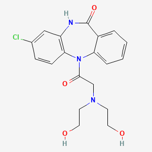 Chemical structure of Siltenzepine