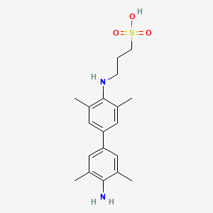 Chemical structure of TMB-PS (TMBZ-PS)