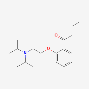 Chemical structure of Ketocaine