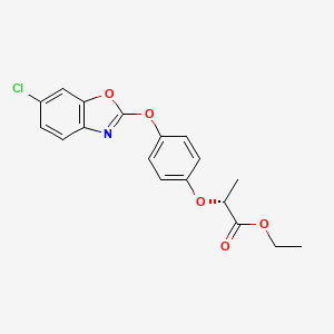 Chemical structure of Fenoxaprop-P-ethyl