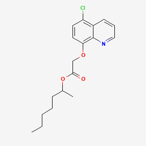Chemical structure of Cloquintocet-mexyl