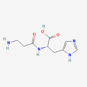 Chemical structure of L-Carnosine