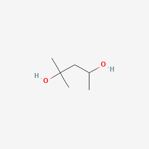 Chemical structure of Hexylene Glycol