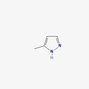Chemical structure of 3-Methylpyrazole