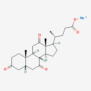 Chemical structure of Dehydrocholate Sodium