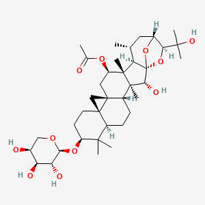 Chemical structure of Cimiracemoside D