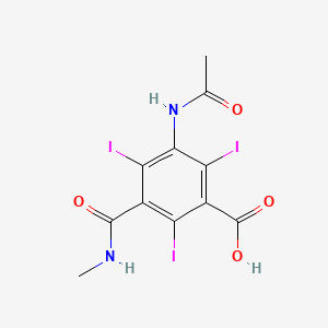 Chemical structure of Iothalamic Acid