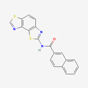 Chemical structure of KIN1148