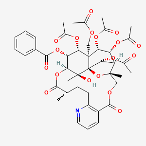 Chemical structure of Wilforine
