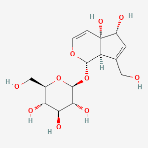 Chemical structure of Monomelittoside (Danmelittoside)