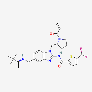 Chemical structure of PRN694