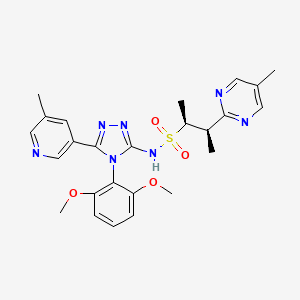 Chemical structure of Azelaprag