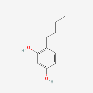Chemical structure of 4-Butylresorcinol