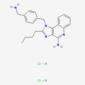 Chemical structure of TLR7/8 agonist 1 dihydrochloride