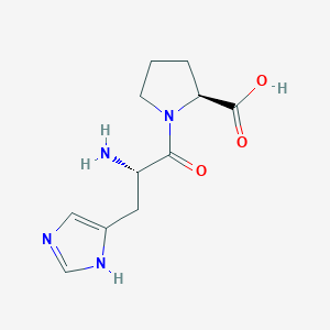 Chemical structure of His-Pro