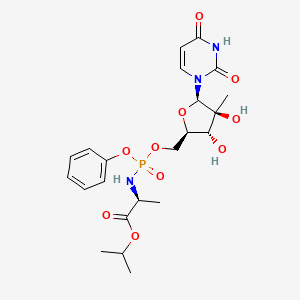 Chemical structure of Sofosbuvir impurity M