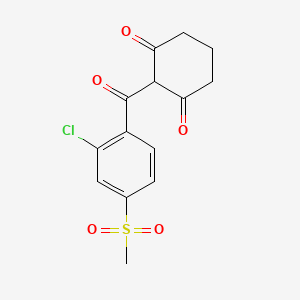 Chemical structure of Sulcotrione