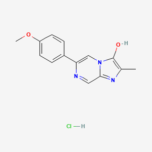 Chemical structure of MCLA hydrochloride