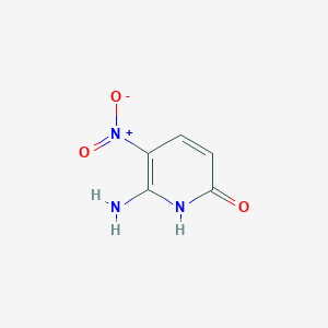 Chemical structure of 6-Amino-5-nitropyridin-2-OL