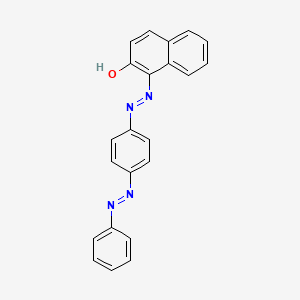 Chemical structure of Sudan III (Sudan Red III)