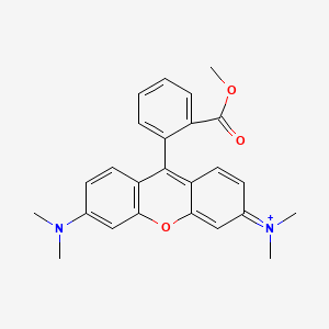 Chemical structure of TMRM
