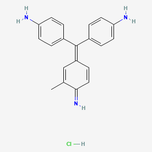 Chemical structure of Basic violet 14