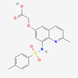 Chemical structure of Zinquin