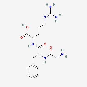Chemical structure of Gly-Phe-Arg
