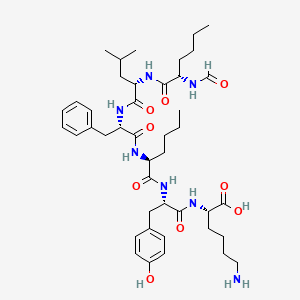 Chemical structure of F-Chemotactic peptide