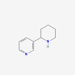 Chemical structure of (±) Anabasine